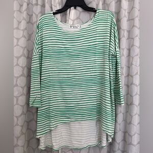 Fighting Eel Green Striped High Low Top